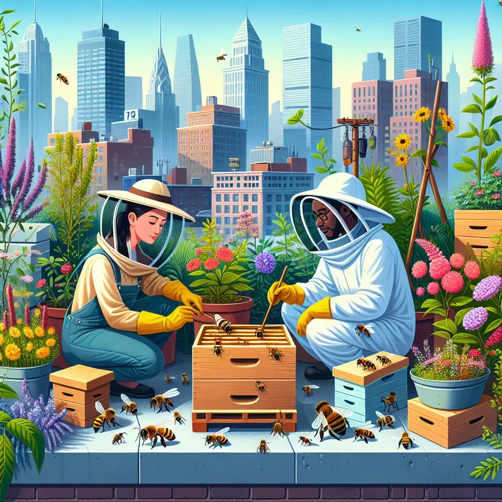 Representation of Los beneficios de la apicultura urbana para la biodiversidad local