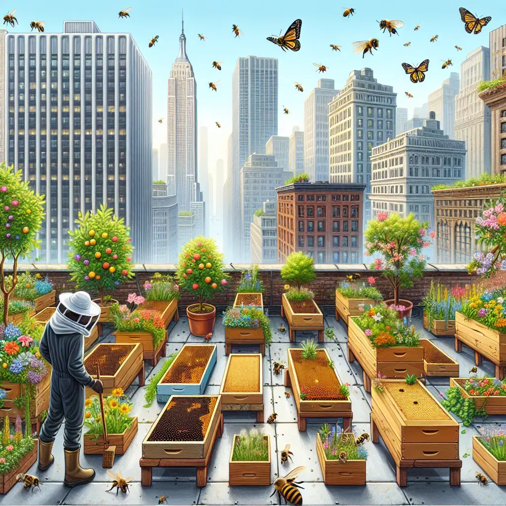Representation of La importancia de la apicultura urbana para la salud de los polinizadores