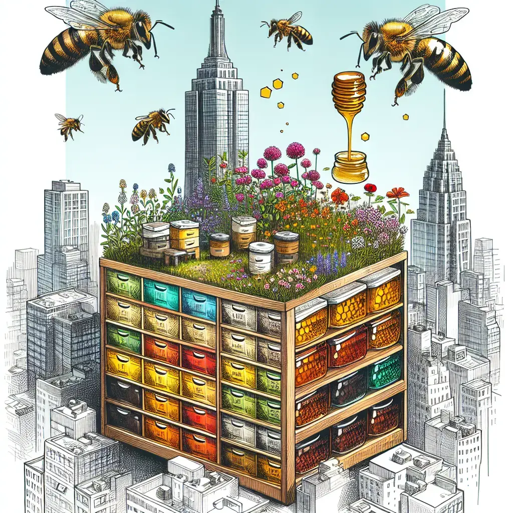 Representation of Apicultura urbana y el impacto en los perfiles de sabor de la miel local