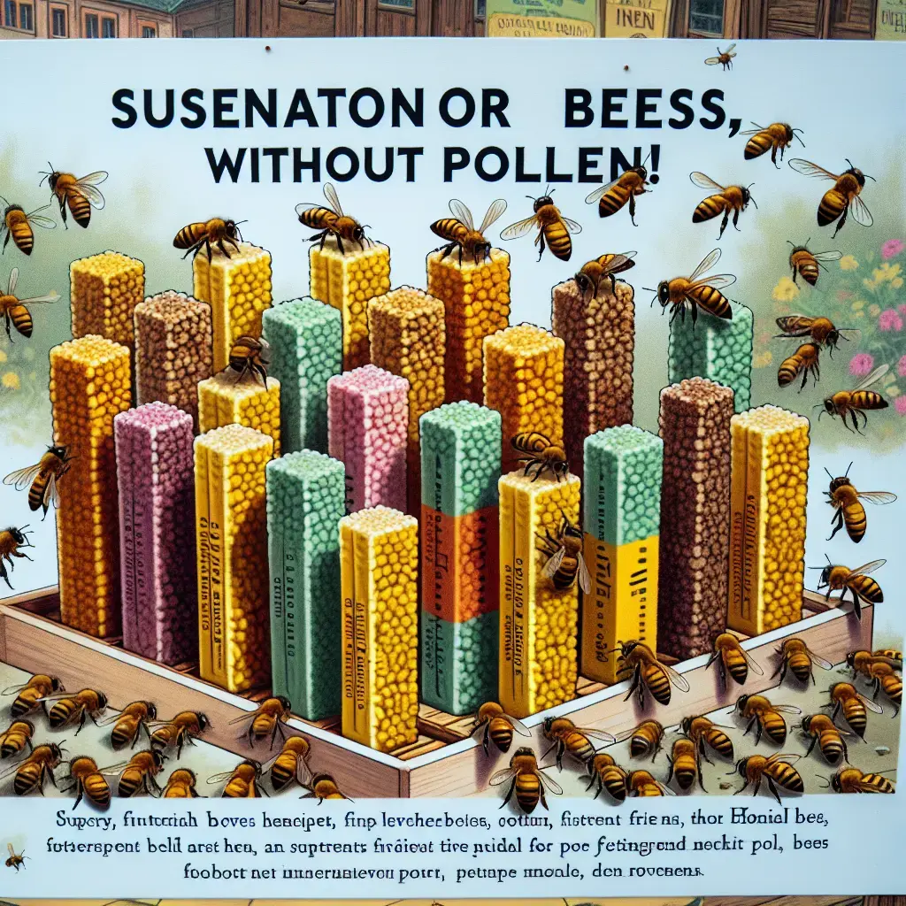 Nuevas barras nutricionales desarrolladas para sustentar a las abejas melíferas sin polen